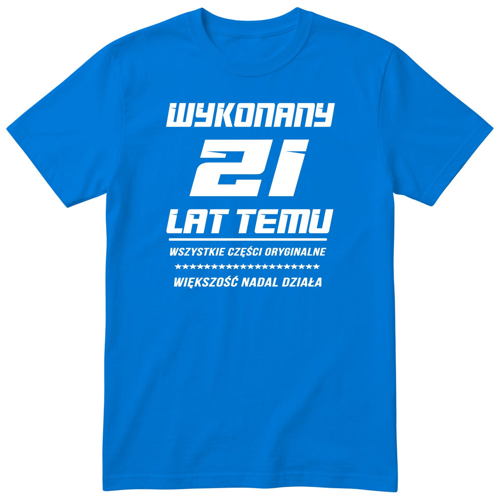 Wykonany 21 Lat Temu - niebieska