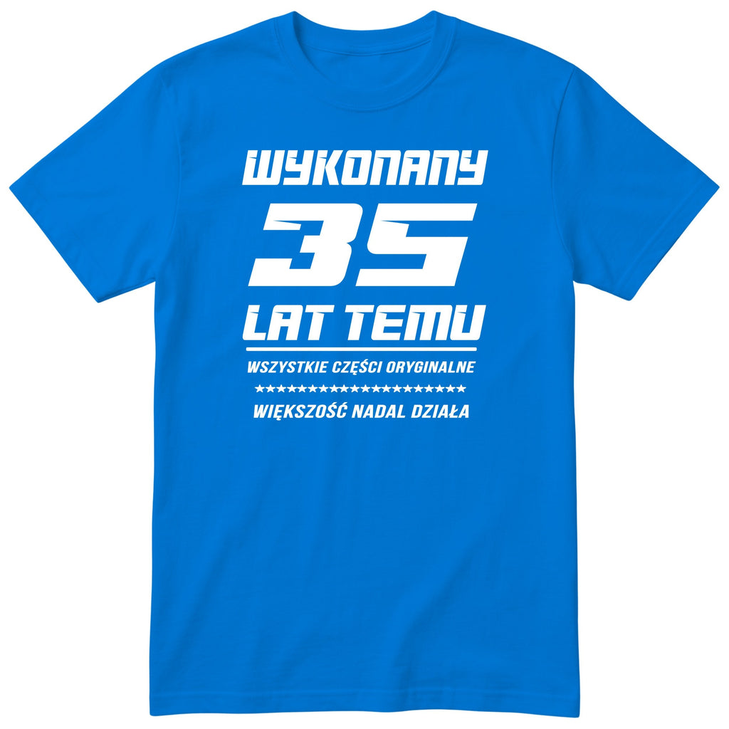 Wykonany 35 Lat Temu - niebieska