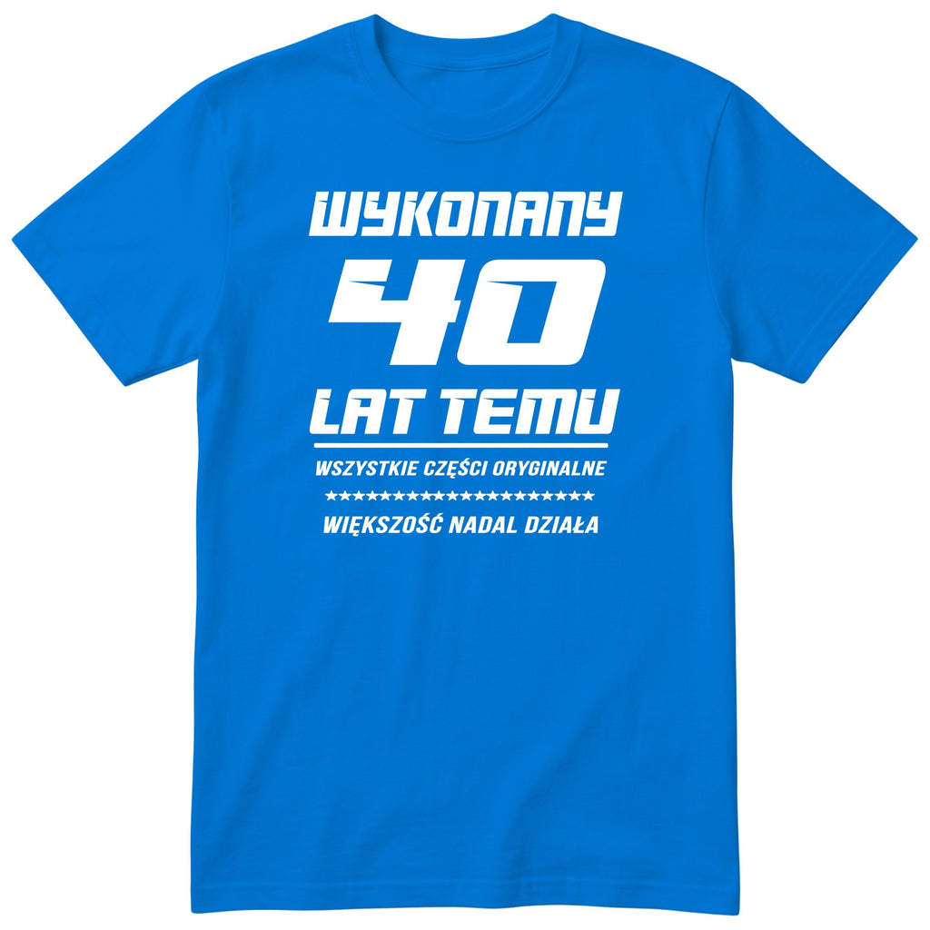 Wykonany 40 Lat Temu - niebieska