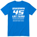 Wykonany 45 Lat Temu - niebieska