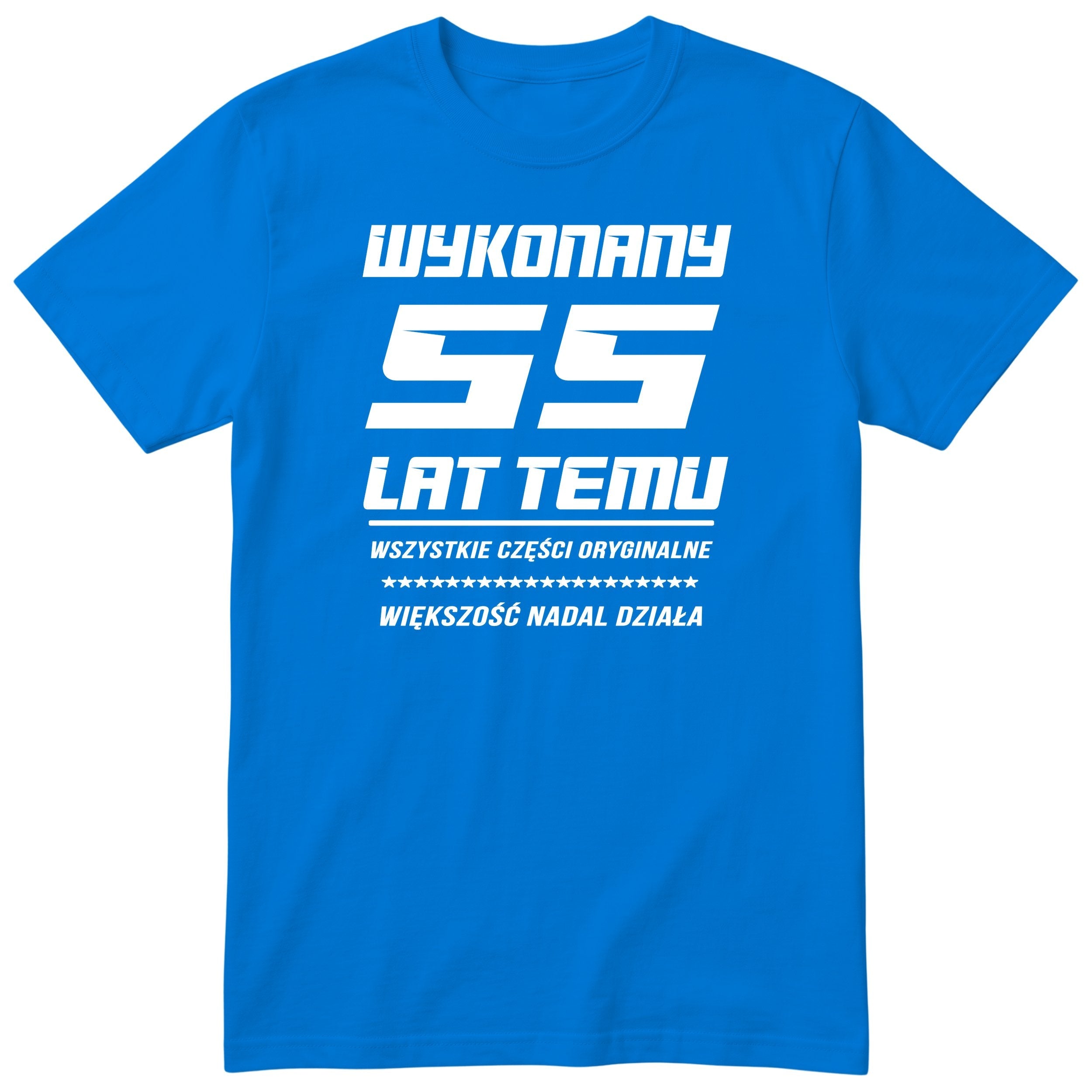 Wykonany 55 Lat Temu - niebieska