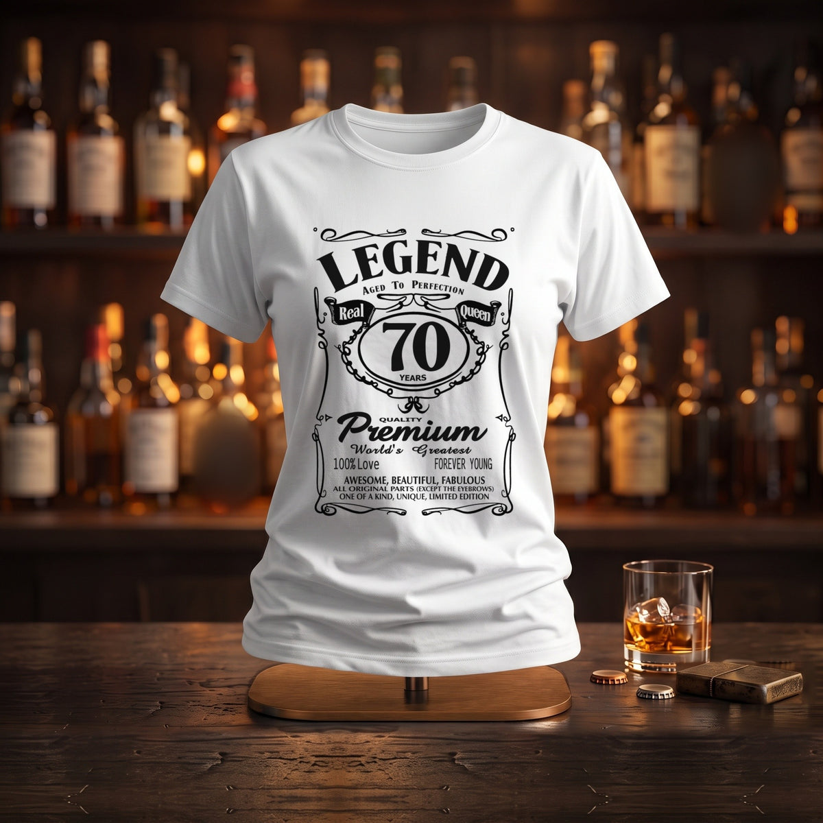 70th Birthday Legend Women - T-Shirt, 70th Birthday Gift for Her