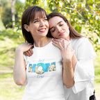 BEST MOM EVER Roses Blue