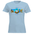 BEST MOM EVER Sunflowers Blue