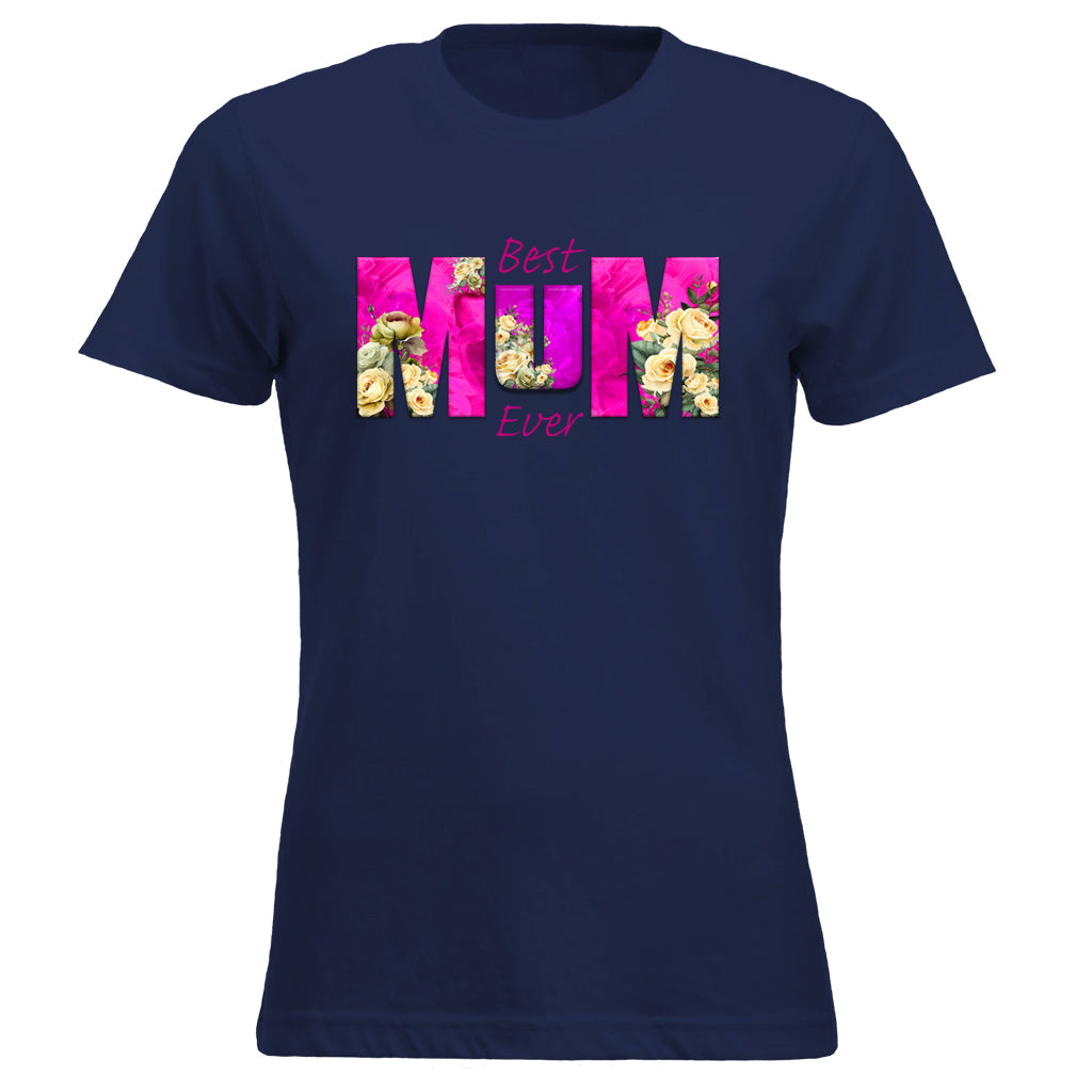 BEST MUM EVER Roses Pink