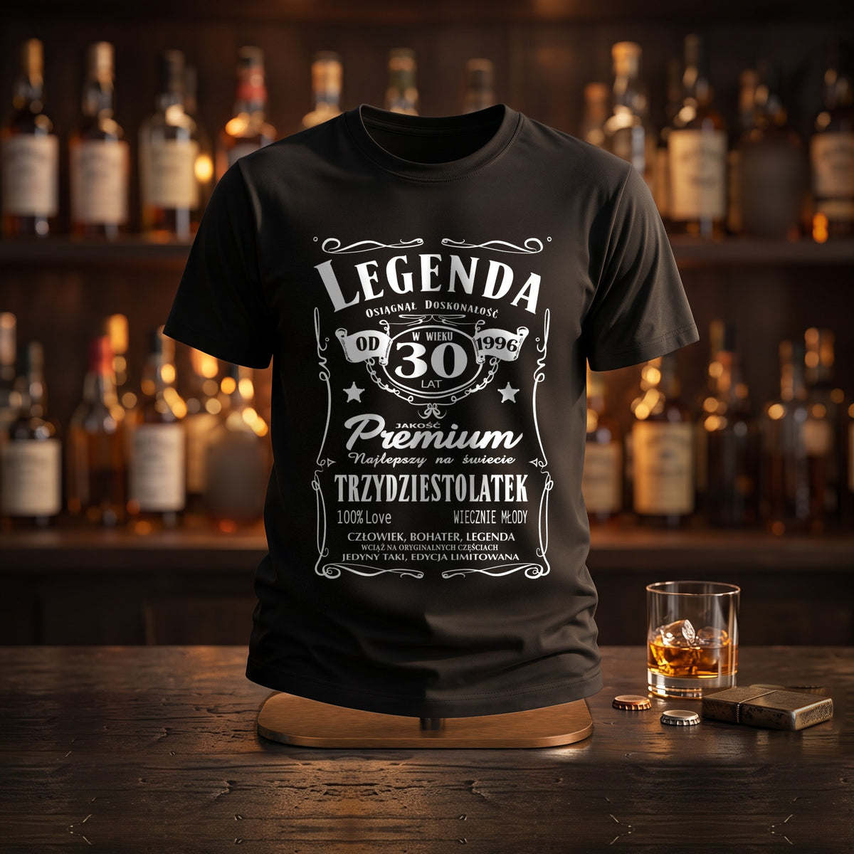 Legenda 30 Lat Rocznik 1996 - Polish T-Shirt, 30th Birthday Gift for Him