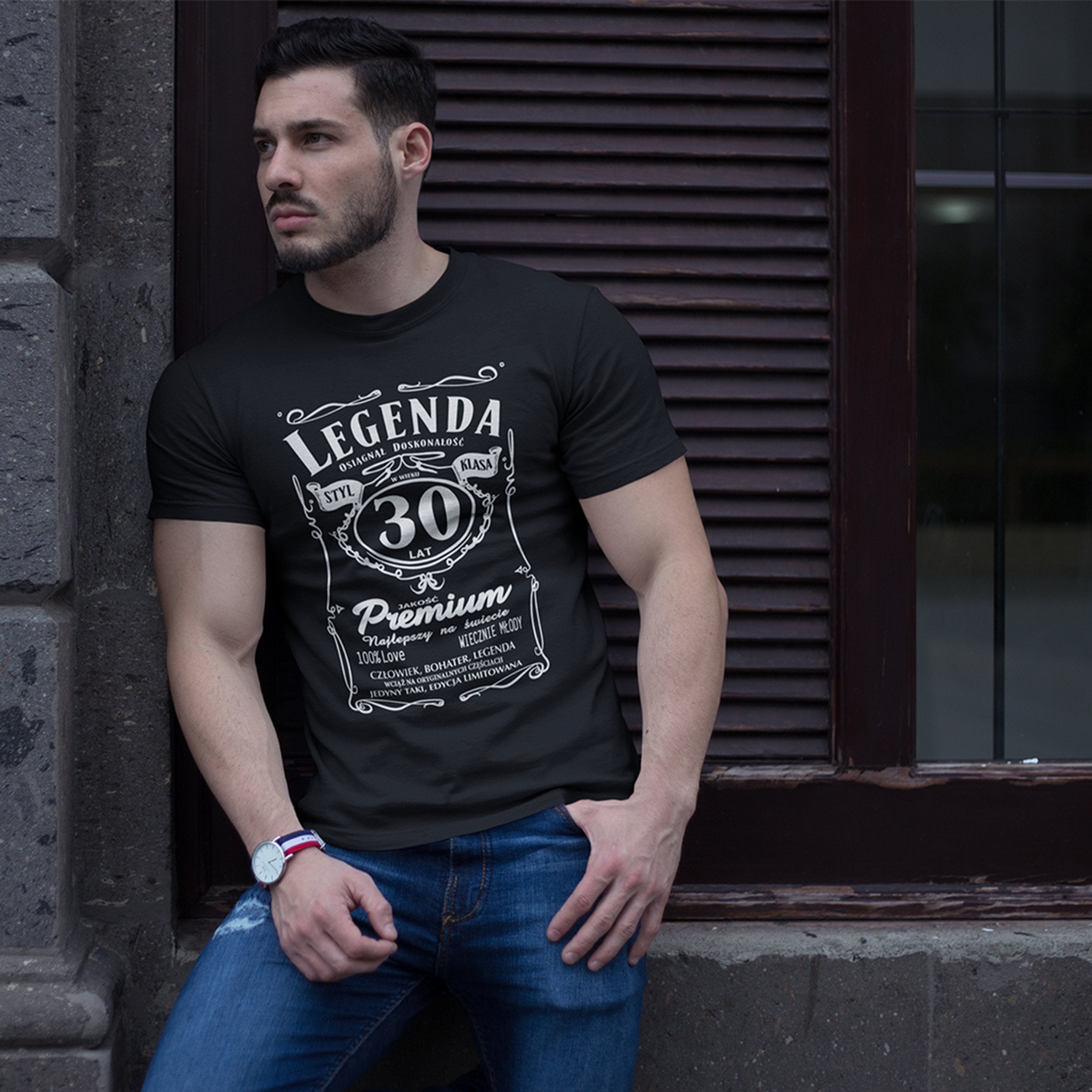 Koszulka Legenda 30 Lat - na modelu