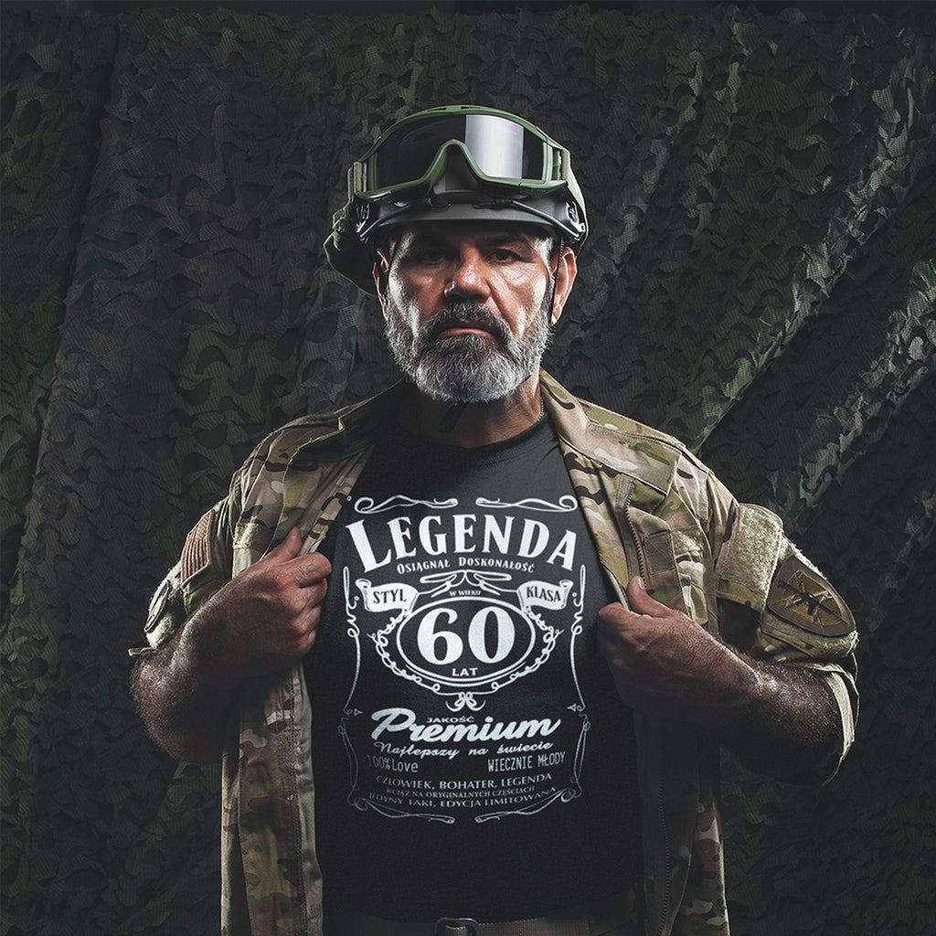 Koszulka Legenda 60 Lat - na modelu