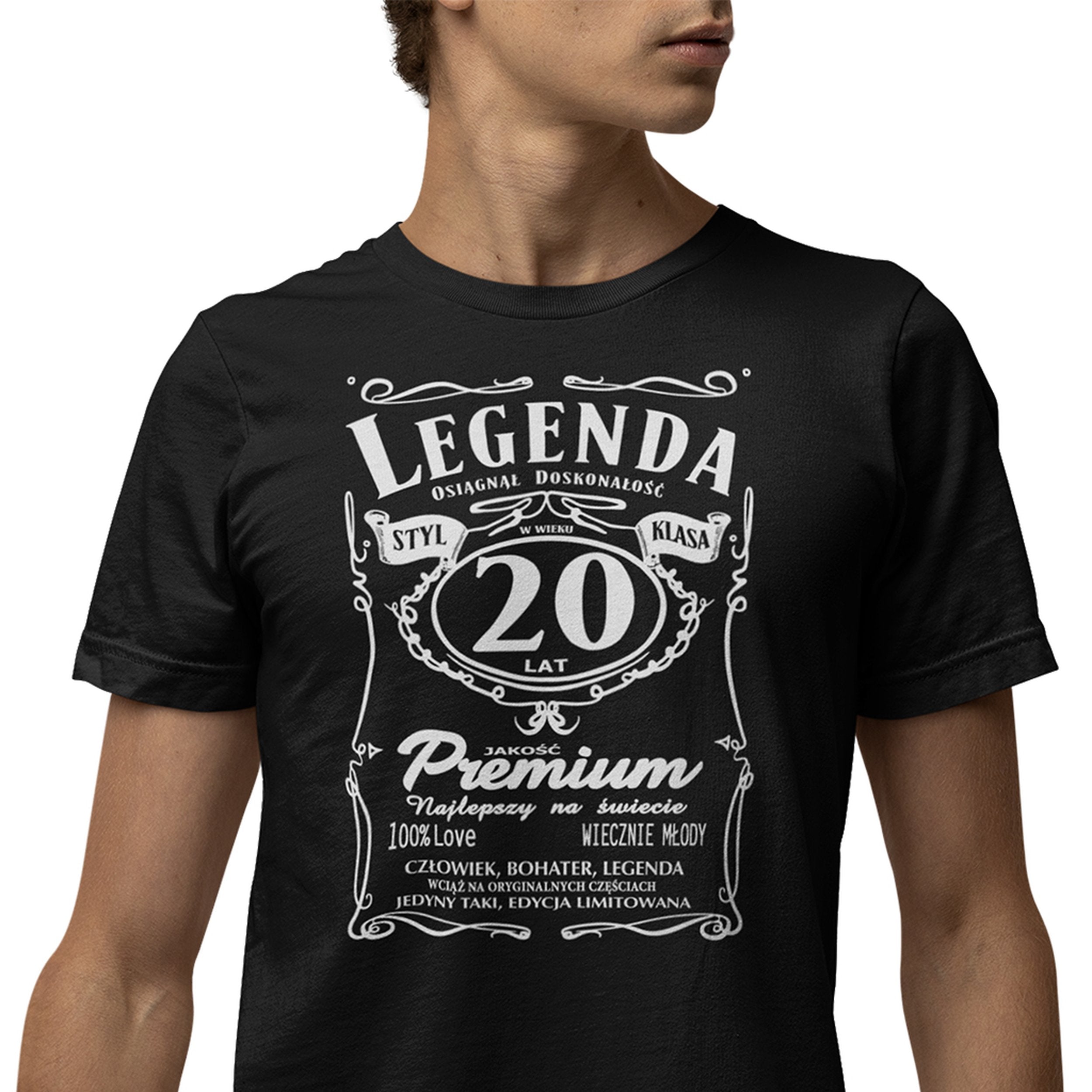 Koszulka Legenda 20 Lat - na modelu