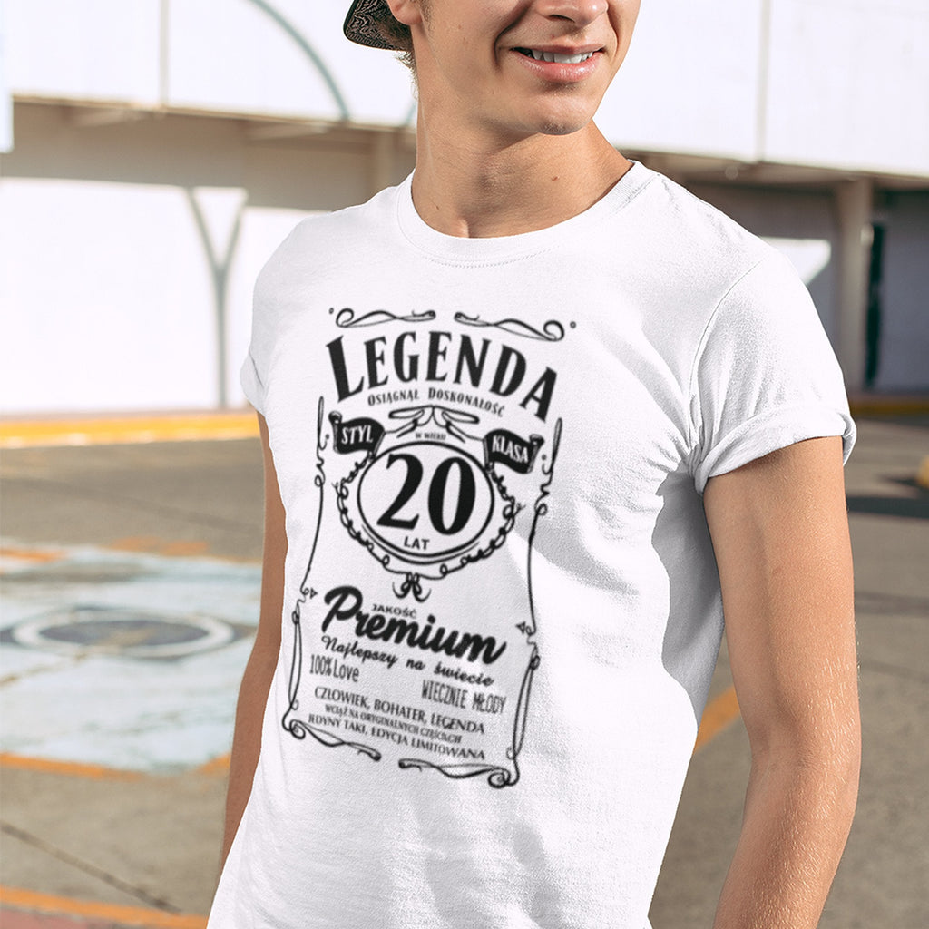 Koszulka Legenda 20 Lat - na modelu