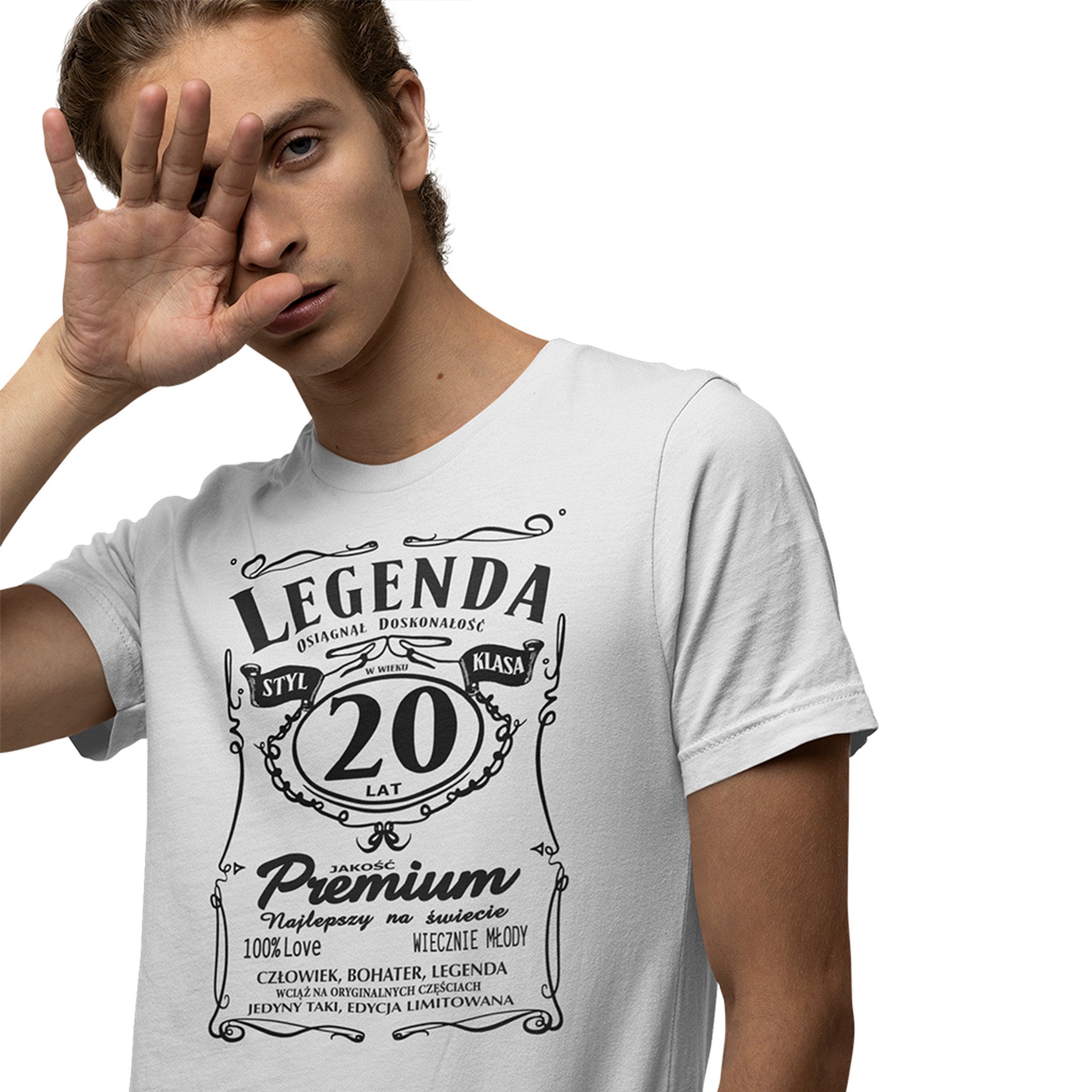 Koszulka Legenda 20 Lat - na modelu
