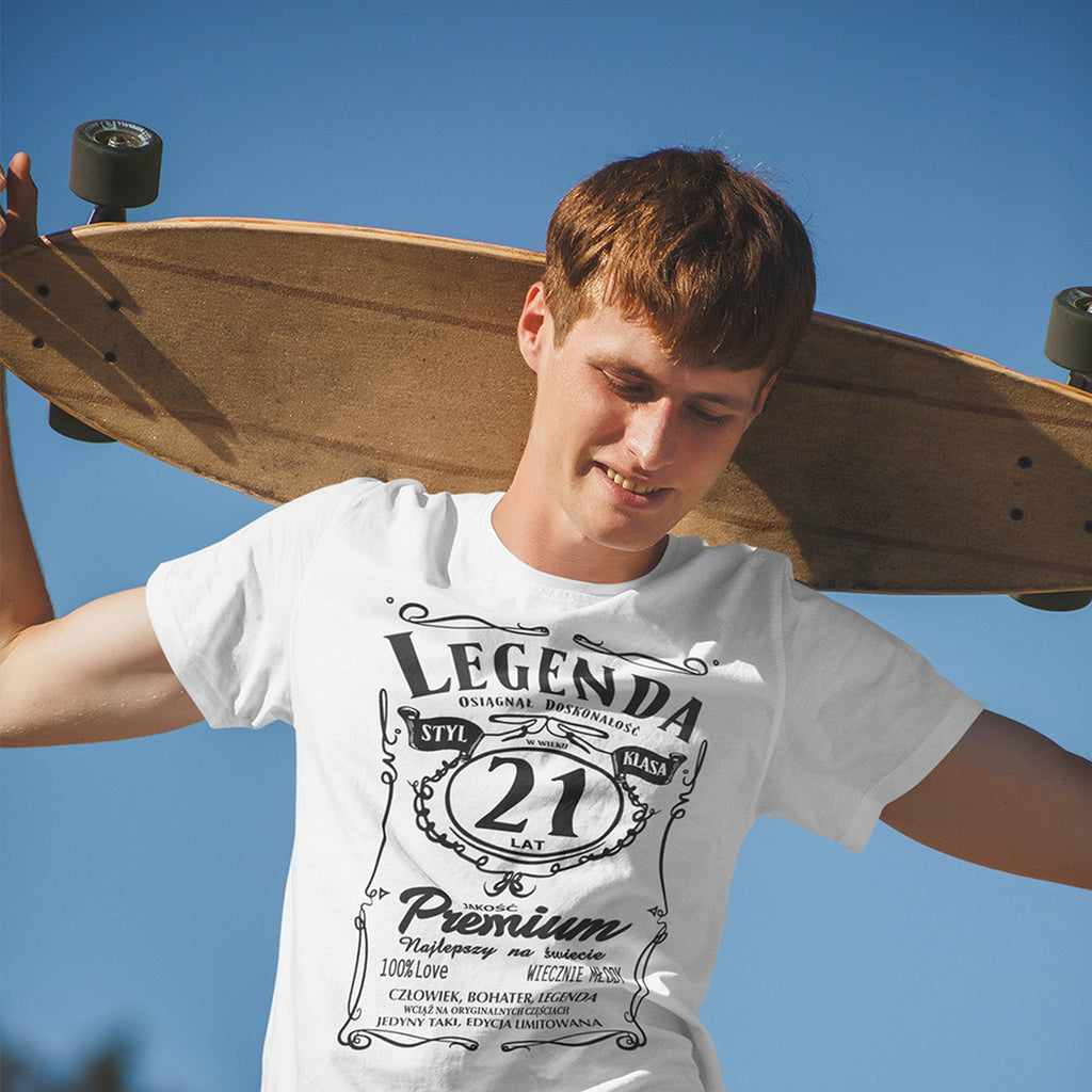 Koszulka Legenda 21 Lat - na modelu