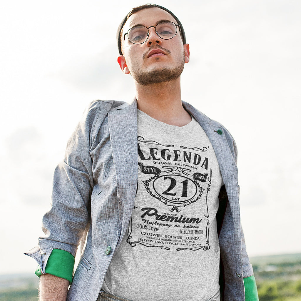 Koszulka Legenda 21 Lat - na modelu