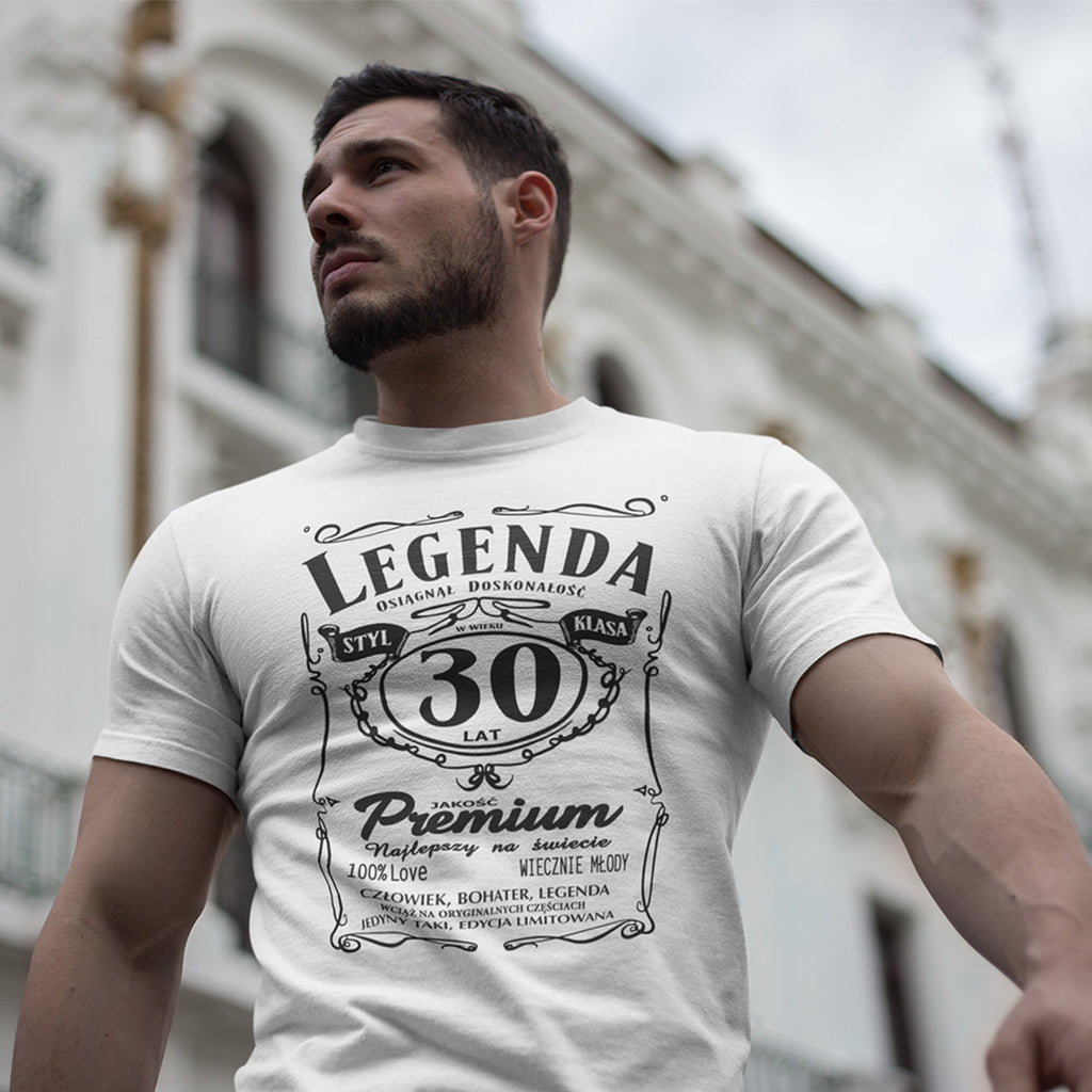 Koszulka Legenda 30 Lat - na modelu