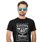 Legenda 40 Lat Koszulka - Polish 40th Birthday T-Shirt Funny Gift Men