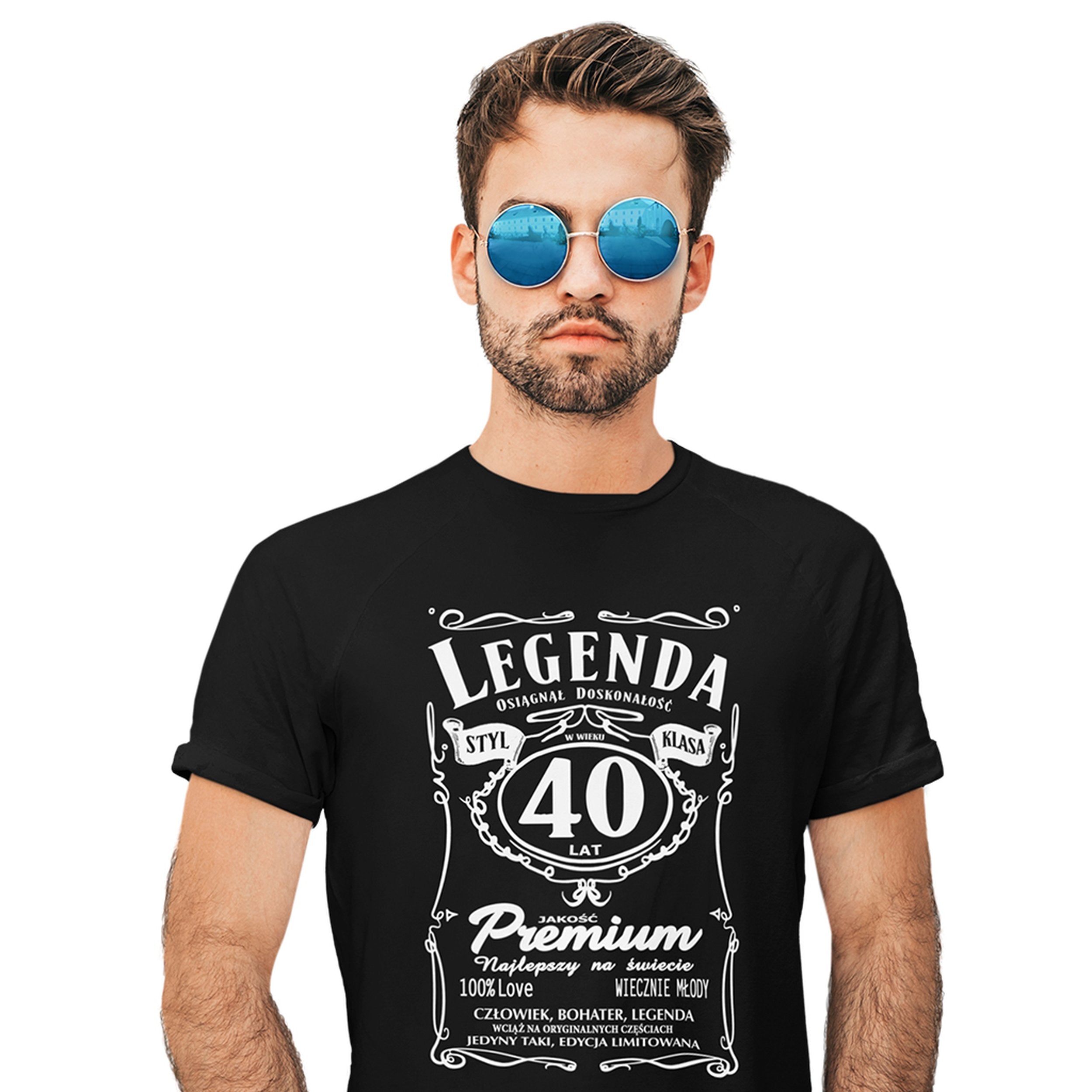 Legenda 40 Lat Koszulka - Polish 40th Birthday T-Shirt Funny Gift Men