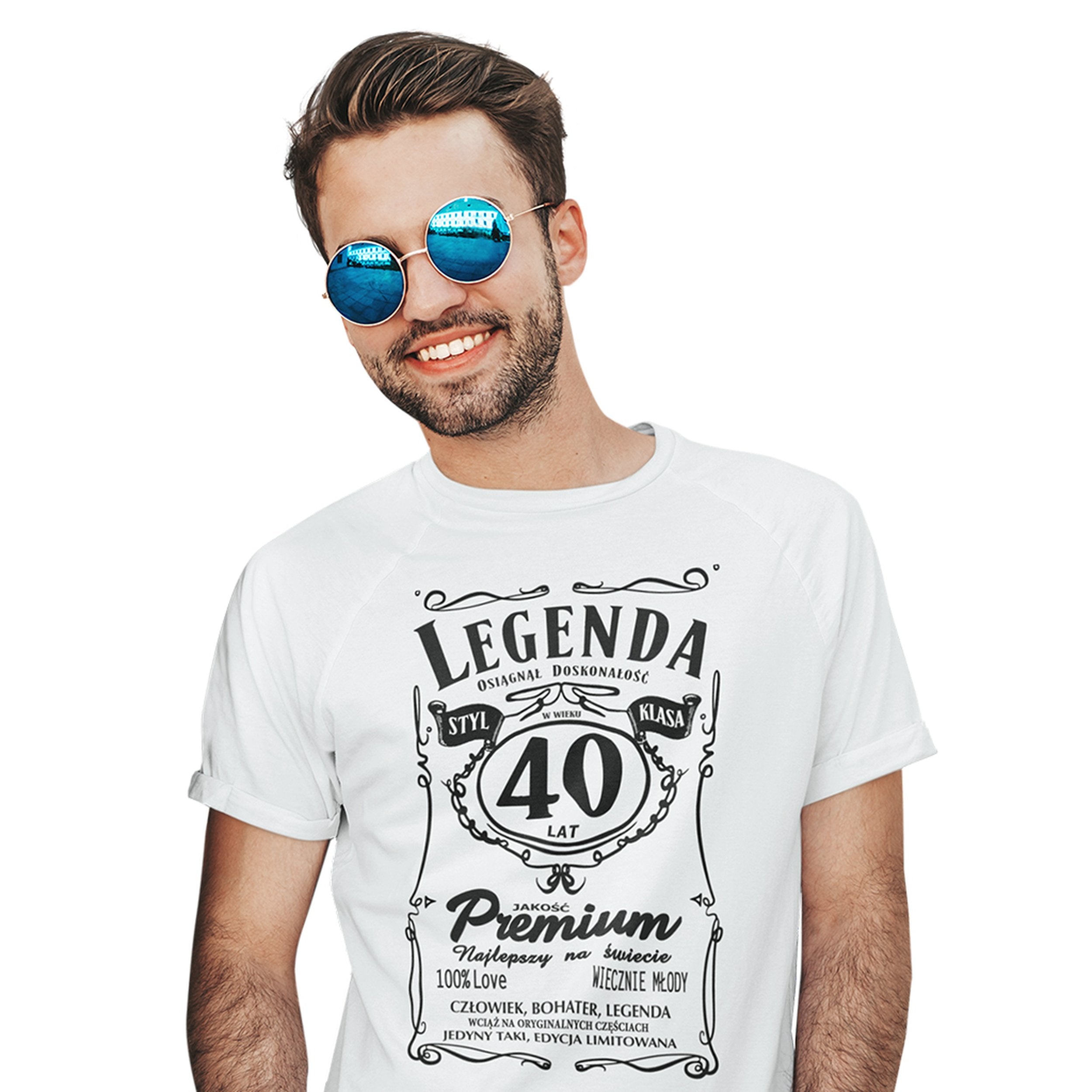 Legenda 40 Lat Koszulka - Polish 40th Birthday T-Shirt Funny Gift Men
