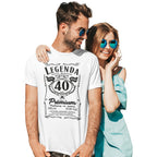 Legenda 40 Lat Koszulka - Polish 40th Birthday T-Shirt Funny Gift Men