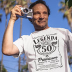 Koszulka Legenda 50 Lat - na modelu