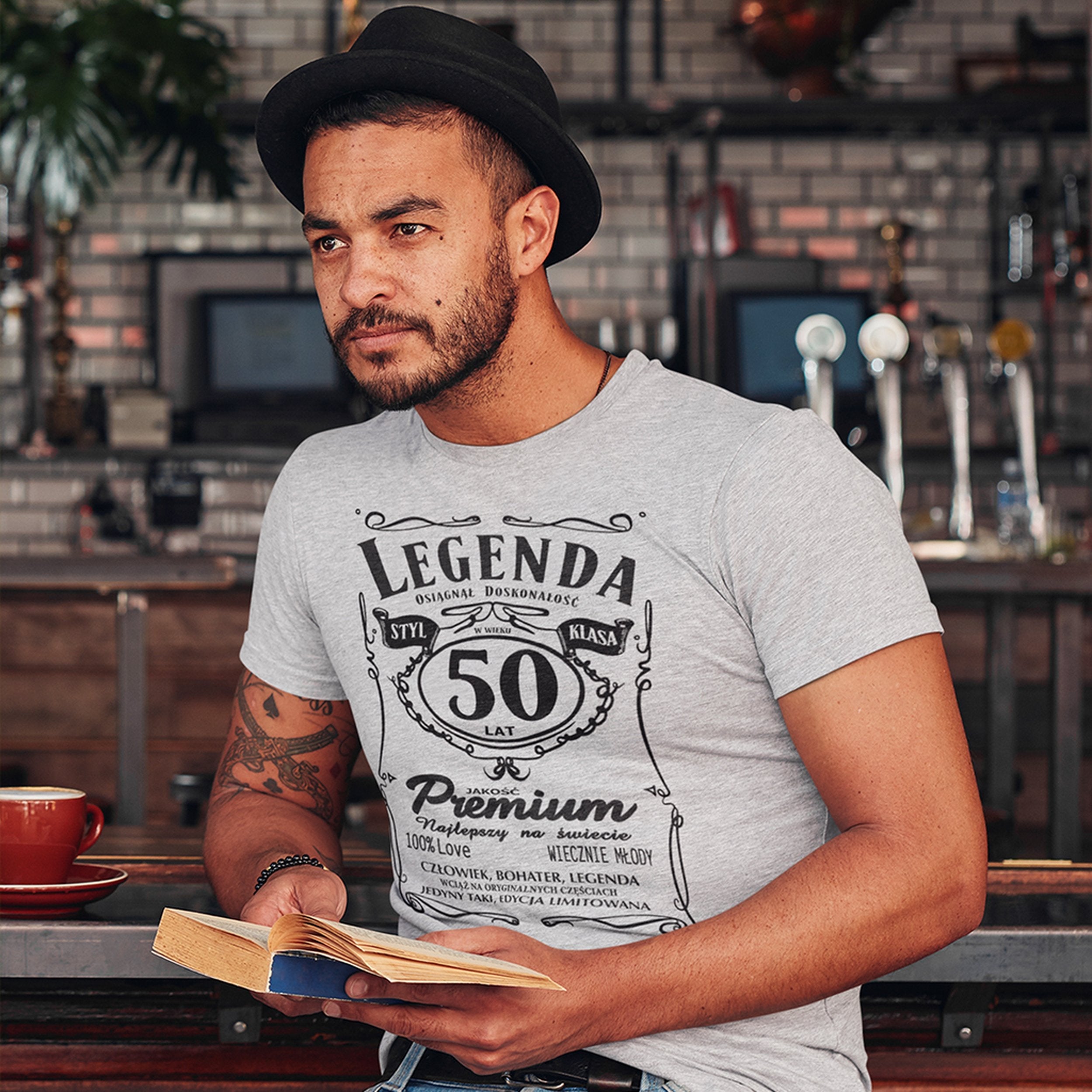 Koszulka Legenda 50 Lat - na modelu