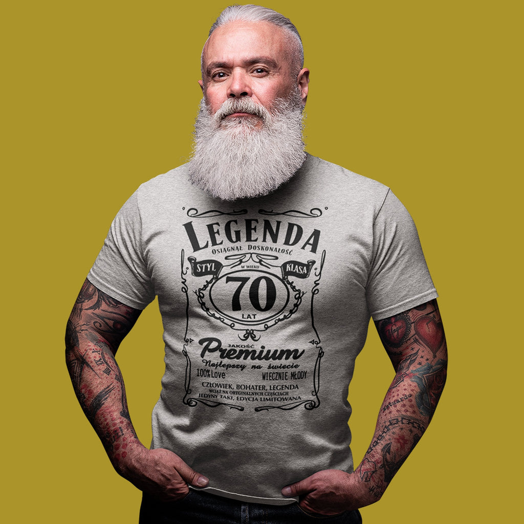 Koszulka Legenda 70 Lat - na modelu