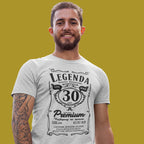 30 Urodziny - Legenda. Koszulka urodzinowa na 30 Lat dla mężczyzn inspirowana Jack Daniels