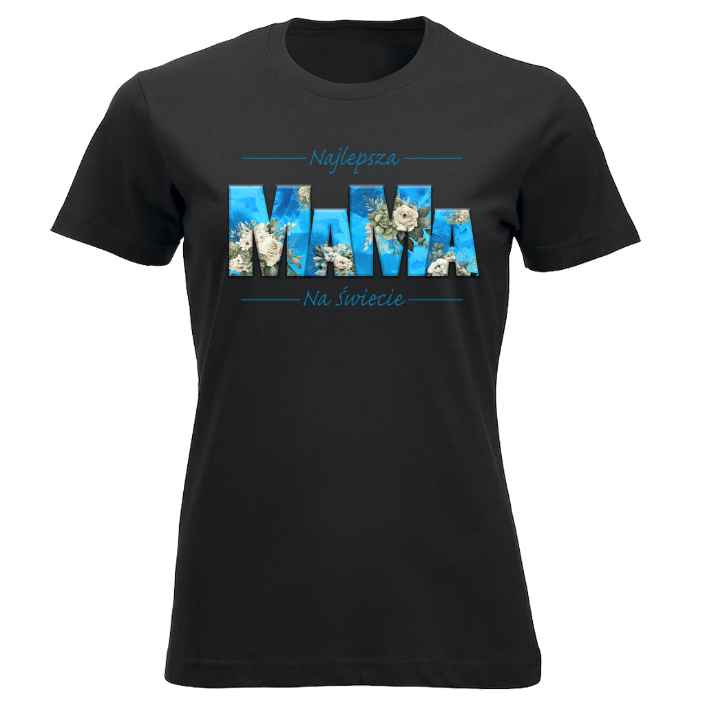 MaMa - Najlepsza MAMA NA ŚWIECIE RÓŻE blue