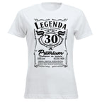30 Urodziny DAMSKA - Legenda. Koszulka urodzinowa na 30 Lat dla kobiet inspirowana Jack Daniels