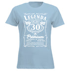 30 Urodziny DAMSKA - Legenda. Koszulka urodzinowa na 30 Lat dla kobiet inspirowana Jack Daniels