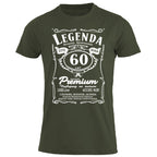 60 Urodziny - Legenda. Koszulka urodzinowa na 60 Lat dla mężczyzn inspirowana Jack Daniels